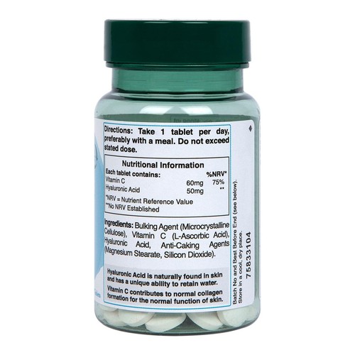 Holland & Barrett High Strength Hyaluronic Acid 50mg 