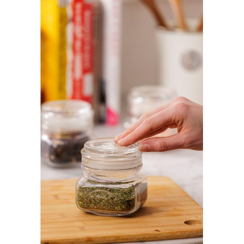 Kilner Square Push Top Jars Set of 3 250ml
