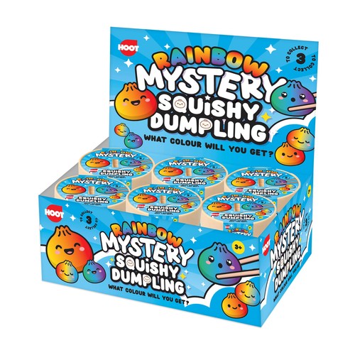 Hoot Squishy Rainbow Mystery Dumplings