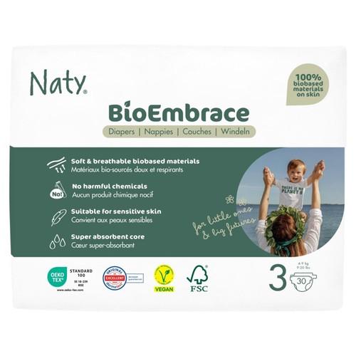 Naty BioEmbrace Nappies Size 3 (4-9kg)