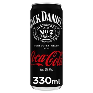 Jack Daniels & Coca-Cola Cherry 330ml Can