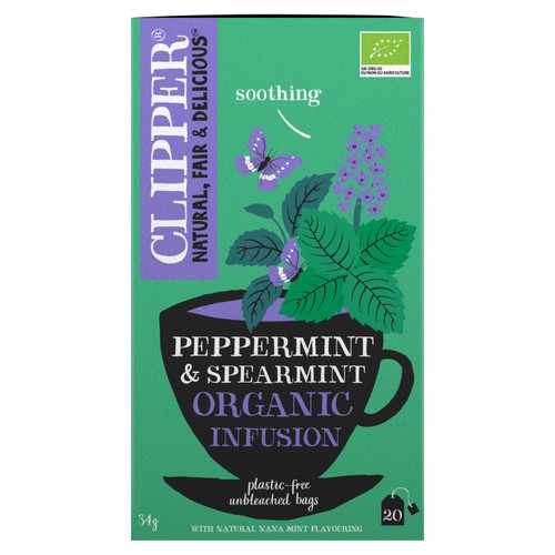 Clipper Peppermint & Spearmint Organic Tea Bags