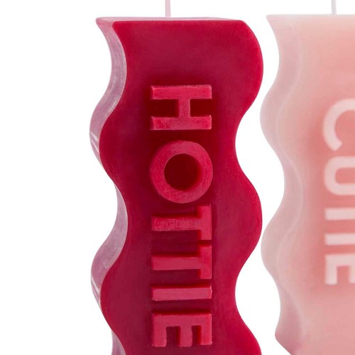M&S Hottie & Cutie Pillar Candles, Unscented