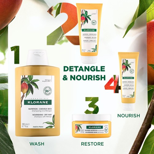 Klorane Nourishing Conditioner with Mango for Dry Hair
