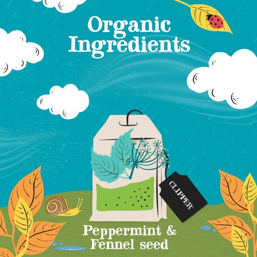 Clipper After Dinner Mints Organic Double Mint & Fennel Infusion Tea Bags