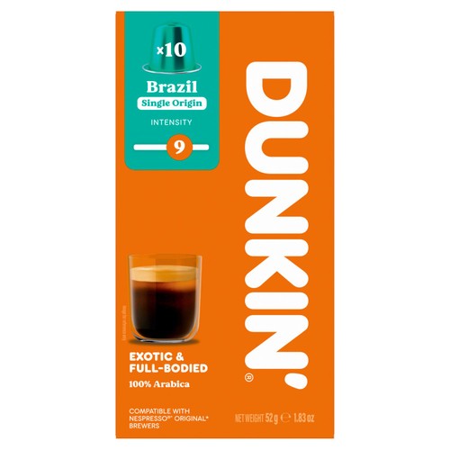 Dunkin Brazil Nespresso Compatible Coffee Pods