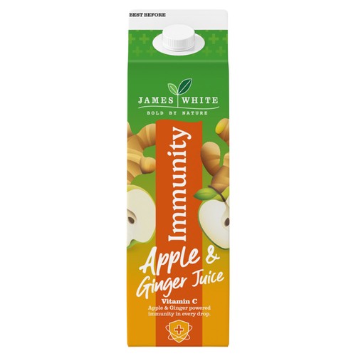 James White Apple and Ginger Juice with Added Vitamin C