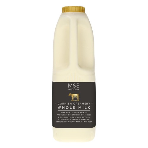 M&S Collection Cornish Creamery Whole Milk