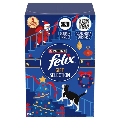 FELIX Cat Treats Christmas Gift Box 275g