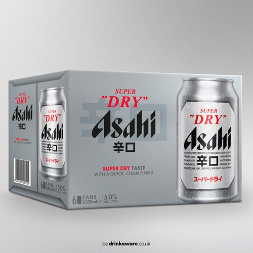 Asahi Super Dry Beer Lager Cans