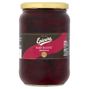 Epicure Ruby Roots Sliced Beetroot In Malt Vinegar