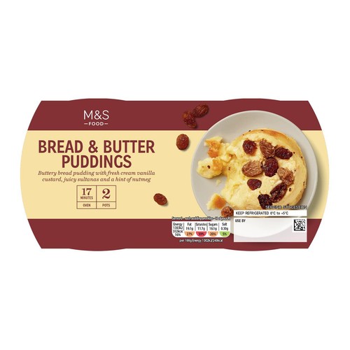 M&S Bread & Butter Puddings