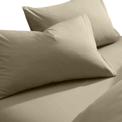 M&S Cotton Rich Pillowcases, Soft Green