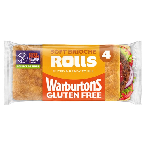 Warburtons Gluten Free Brioche Rolls