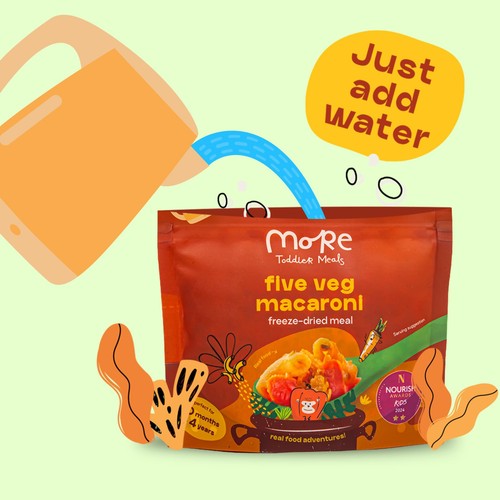 More Toddler Meals, Five Veg Macaroni