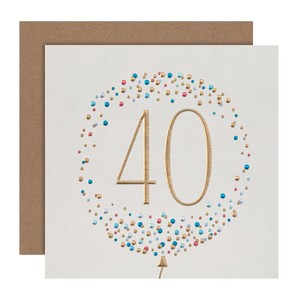 40th Birthday Card