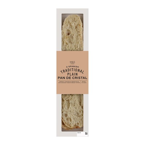 M&S 2 Spanish Traditional Plain Pan De Cristal
