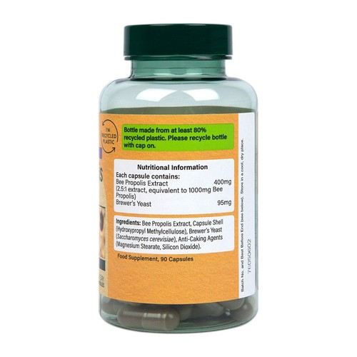 Holland & Barrett High Strength Bee Propolis 1000mg Capsules