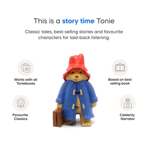 Tonies A Bear Called Paddington Audio Tonie Character