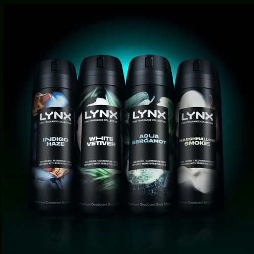 Lynx Fine Fragrance Collection Premium Deodorant Bodyspray Aqua Bergamot