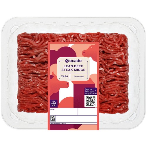 Ocado Lean Beef Steak Mince 5% Fat