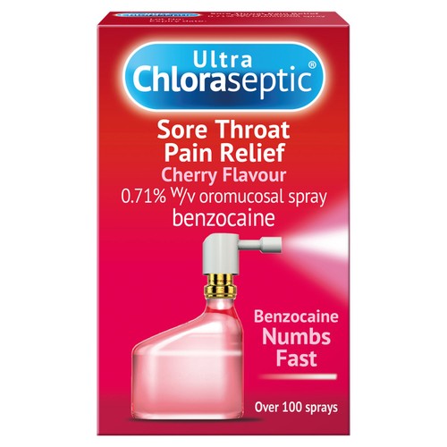 Ultra Chloraseptic Anaesthetic Throat Spray Cherry