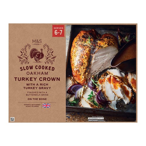 M&S Slow Cooked Oakham Turkey Crown