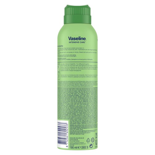 Vaseline Intensive Care Aloe Soothe Spray Moisturiser