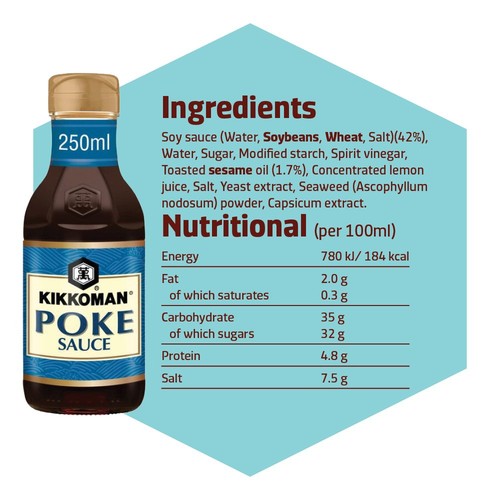 Kikkoman Poke Sauce with Soy Sesame & Chilli
