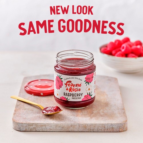 Fearne & Rosie Raspberry Jam 70% Fruit