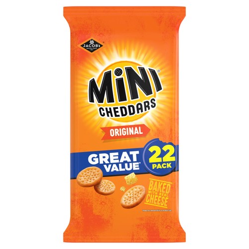 Jacob's Mini Cheddars Original Multipack Snacks 