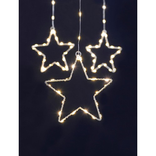 Star Curtain Light Warm White 