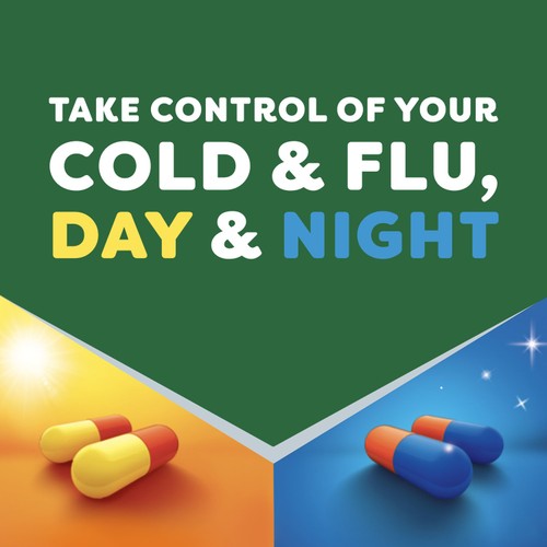 Lemsip Max Day & Night Capsules Paracetamol Cold & Flu