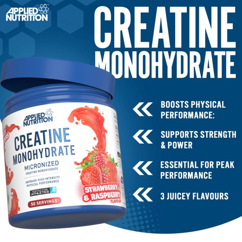 Applied Nutrition Creatine Powder Strawberry & Raspberry