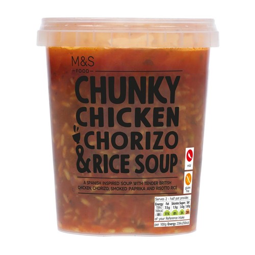 M&S Chunky Chicken & Chorizo Soup
