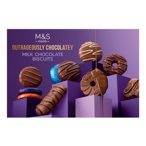 Milk Chocolate Biscuit Selection