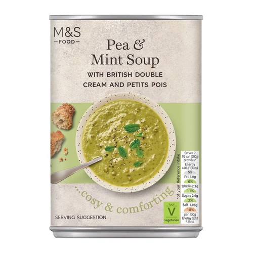 M&S Pea & Mint Soup