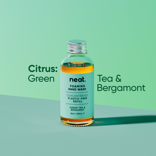 Neat Foaming Hand Wash Concentrated Refill Green Tea & Bergamot