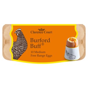 Clarence Court Burford Buff 10 Medium Eggs