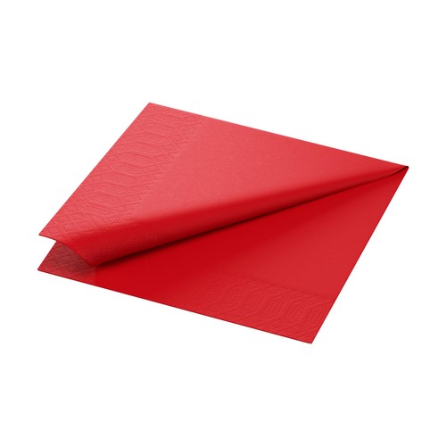 Red Compostable 2 Ply Paper Napkins