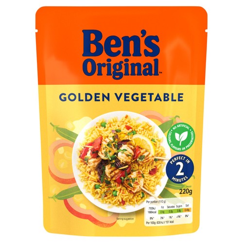 Ben's Original Golden Vegetable Microwave Rice