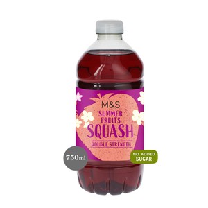 M&S Summer Fruits Double Strength Squash
