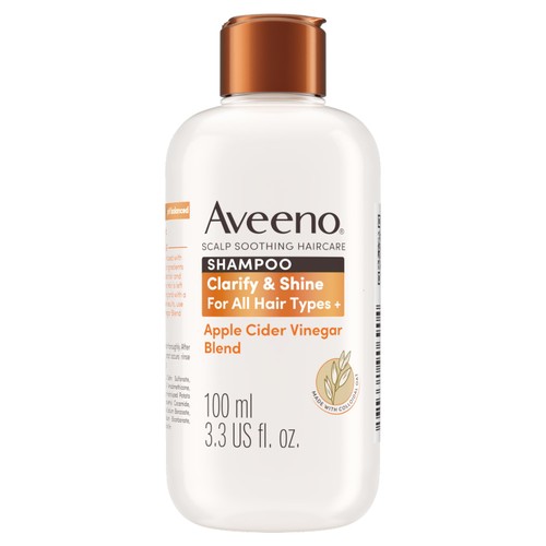 Aveeno Clarify & Shine Apple Cider Vinegar Shampoo for All Hair Types