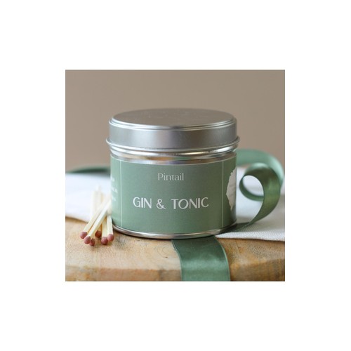 Pintail Candles Gin & Tonic Classic Tin Candle