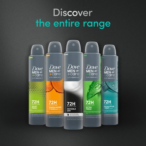 Dove Men+Care Advanced Antiperspirant Deodorant Eucalyptus and Mint