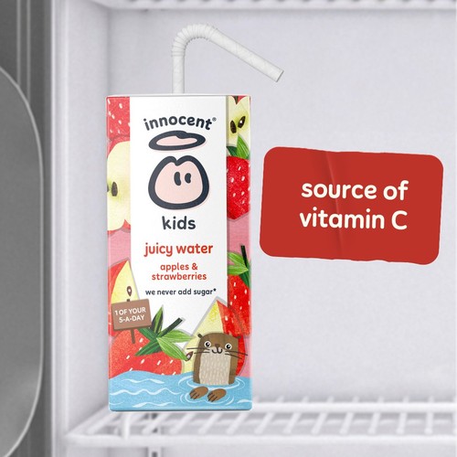 Innocent Kids Juicy Water Apples & Strawberries
