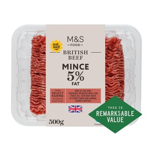 M&S Select Farms British Beef Mince 5% Fat