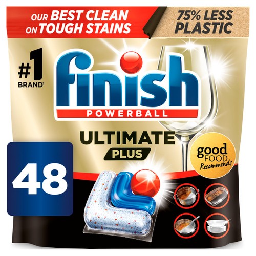 Finish Ultimate Plus All In One Dishwasher Tablets Fresh