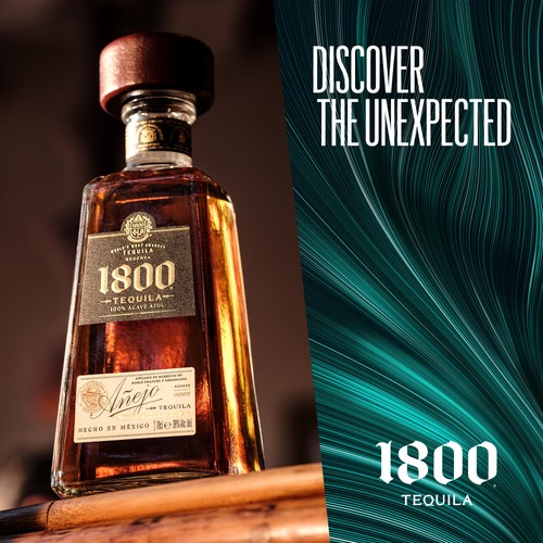 1800 Anejo Tequila 100% Blue Agave, Aged in Oak Barrels