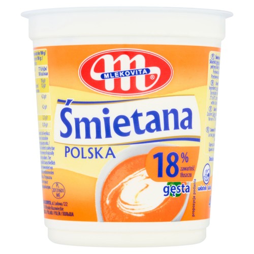 Mlekovita Sour Cream 18%